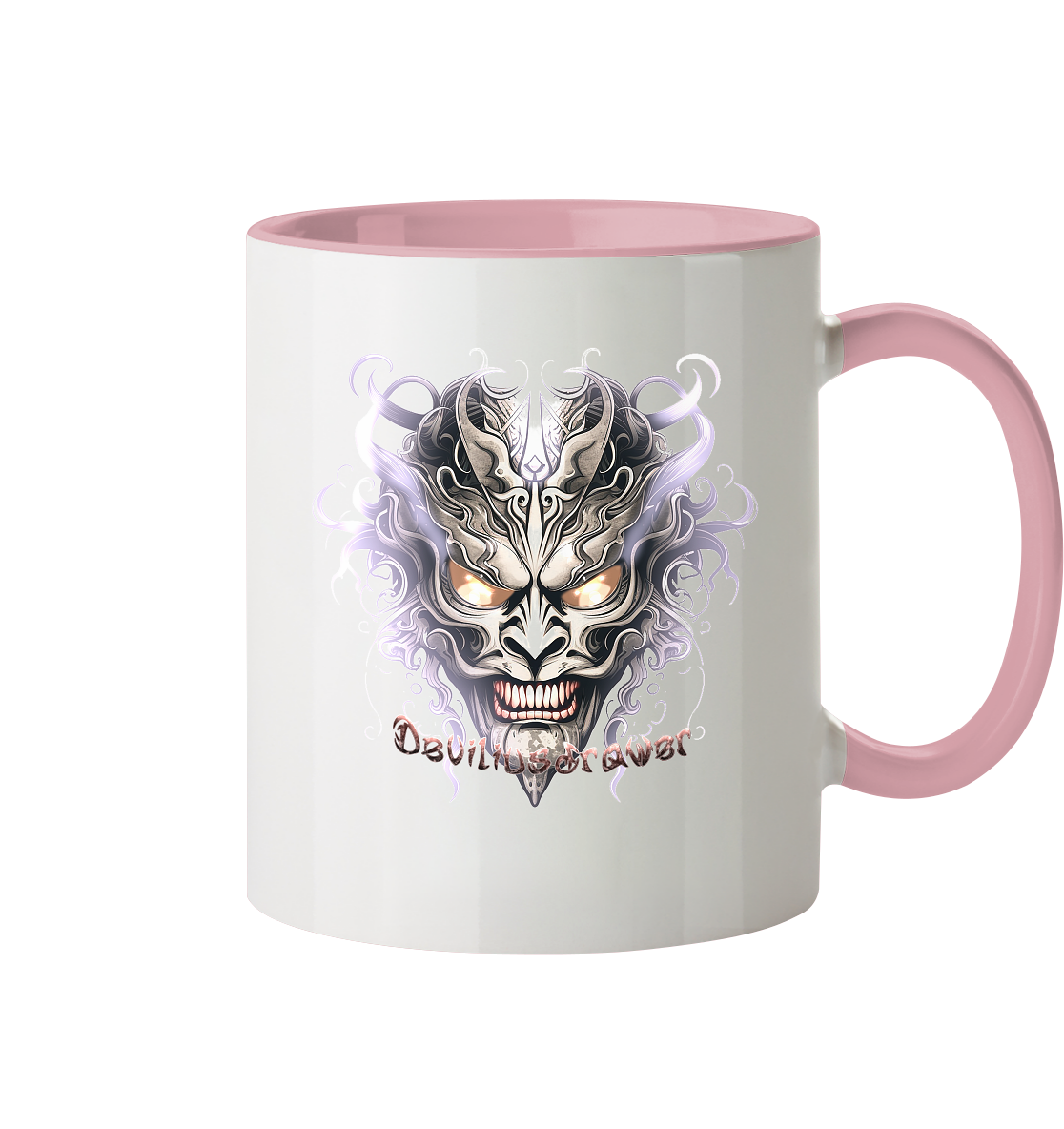 Deviliusdrawer Demon Mask Violet - Tasse zweifarbig