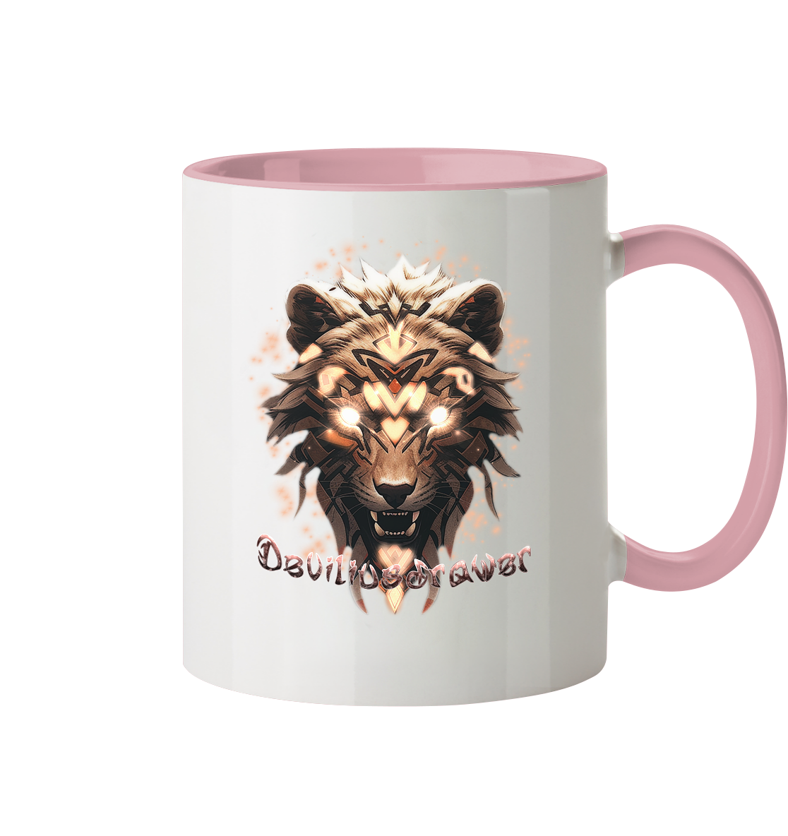 Deviliusdrawer Gold Weartiger - Tasse zweifarbig