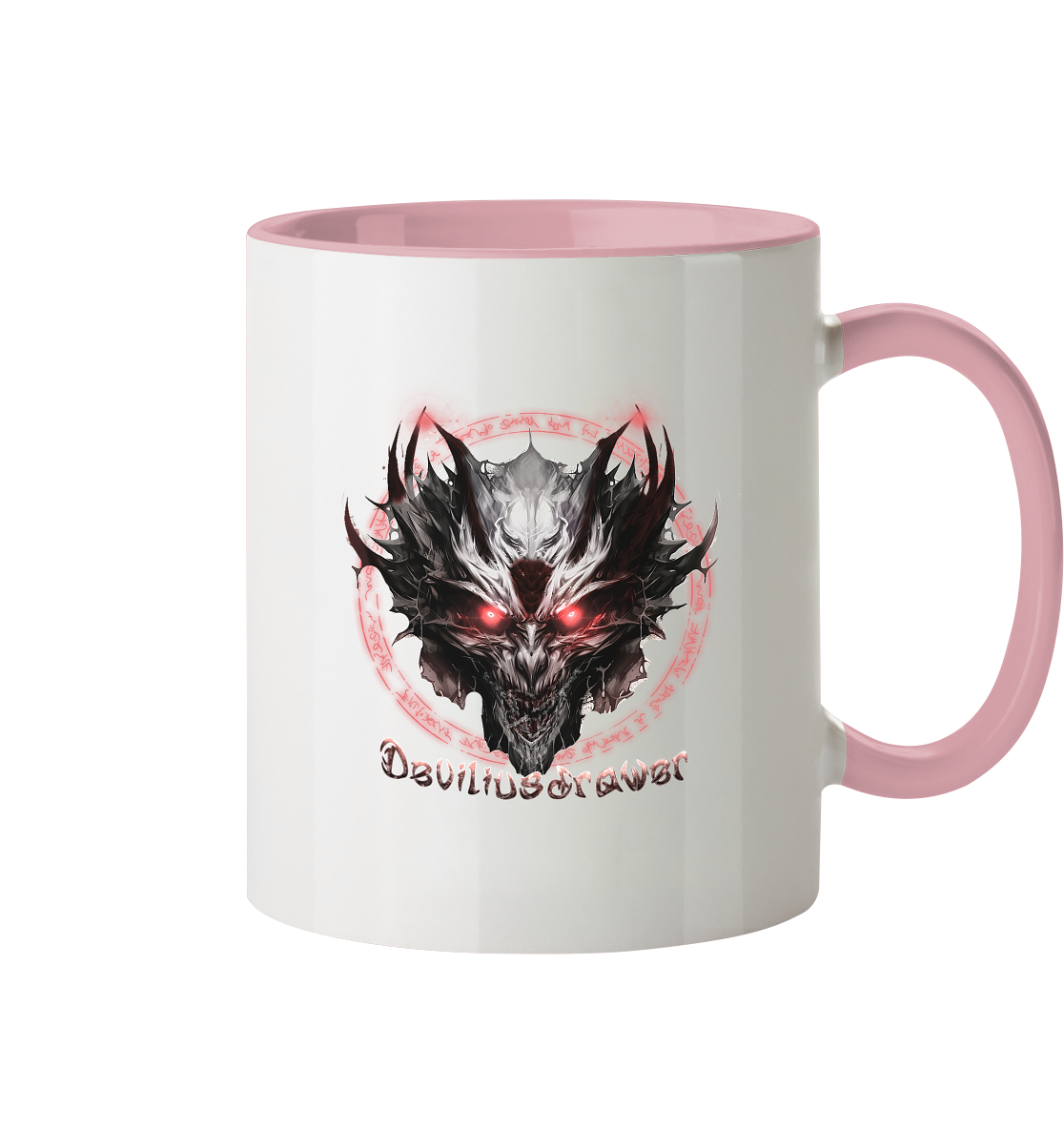 Deviliusdrawer Magic Glow Devil - Tasse zweifarbig
