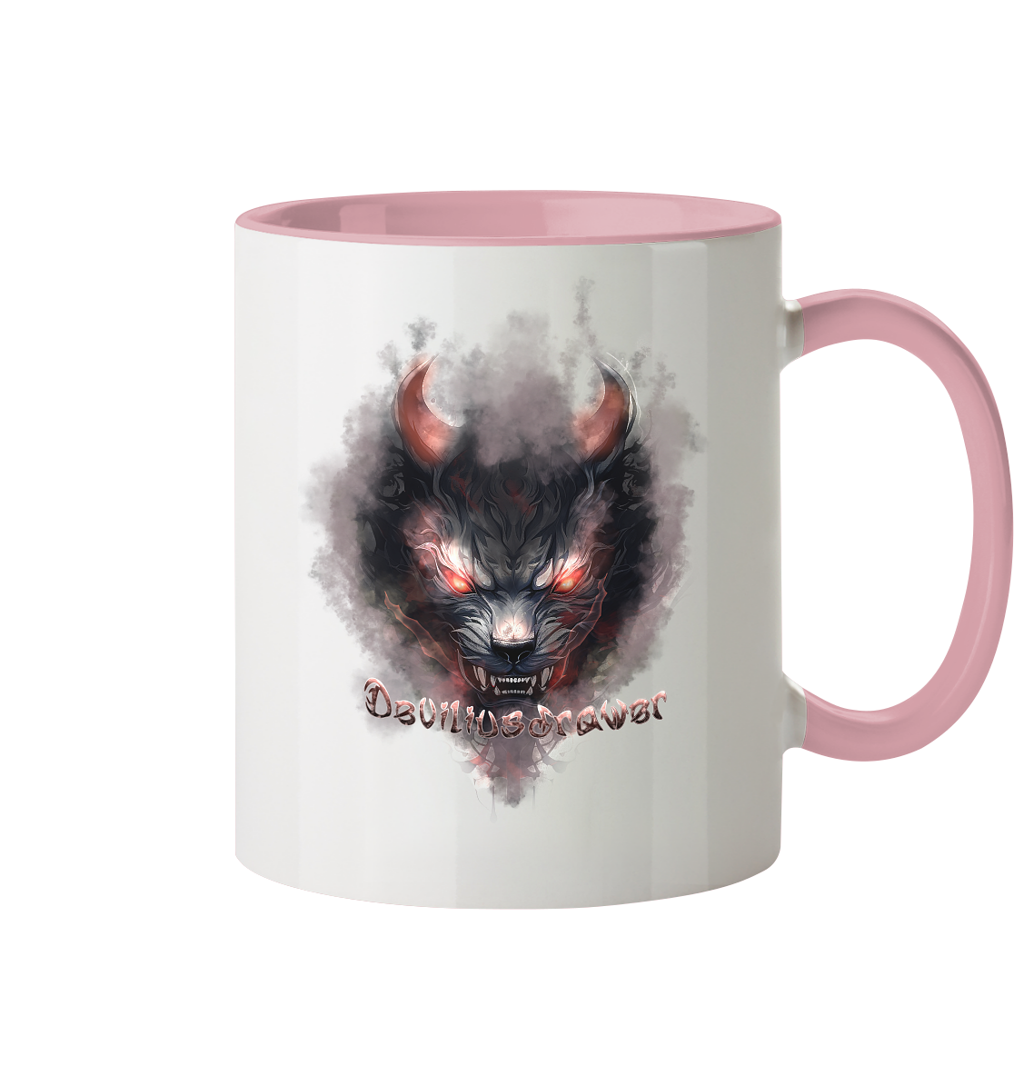 Deviliusdrawer Red Smoked Cat - Tasse zweifarbig