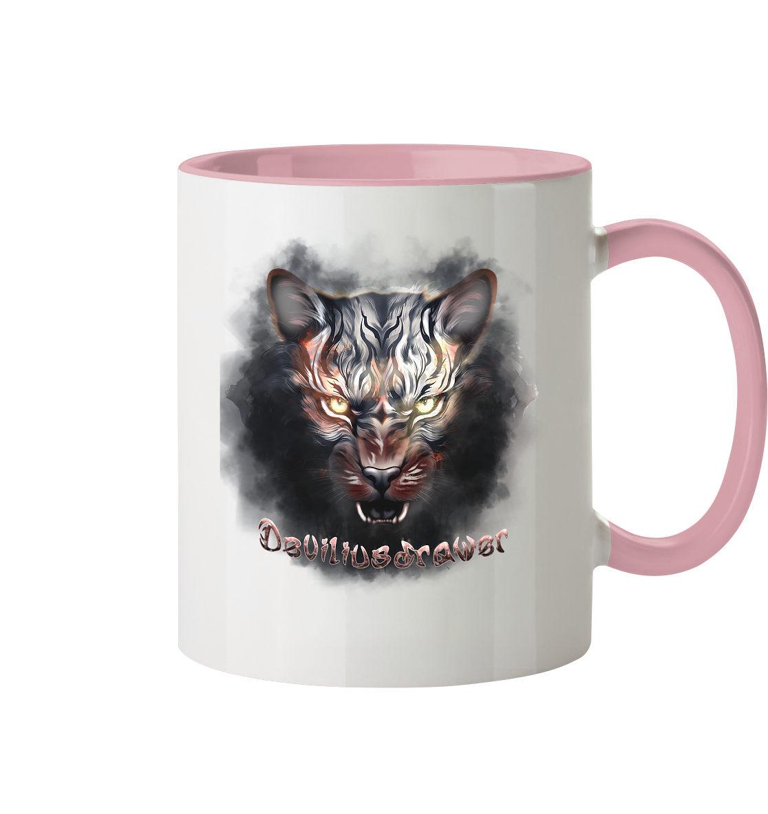 Deviliusdrawer Smoke Tiger - Tasse zweifarbig