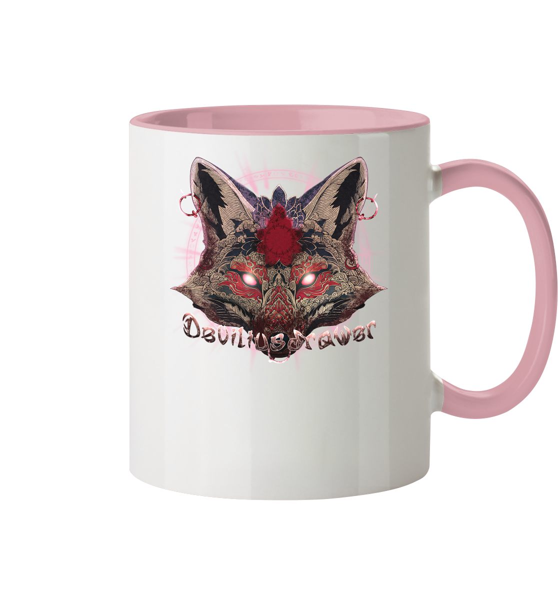 Deviliusdrawer Demon Kitsune - Tasse zweifarbig