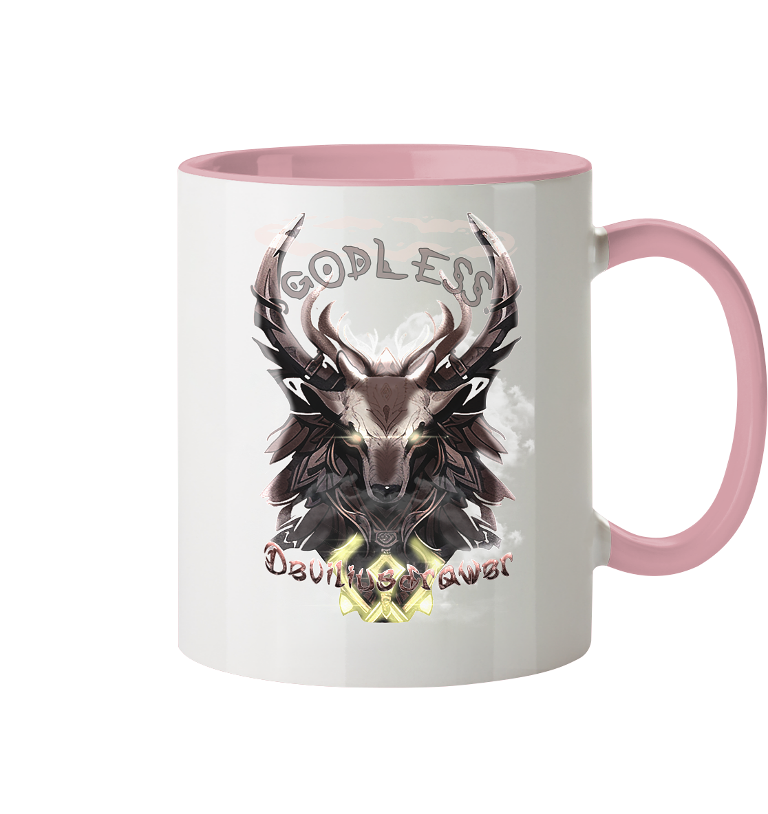 Deviliusdrawer Godless Deer - Tasse zweifarbig
