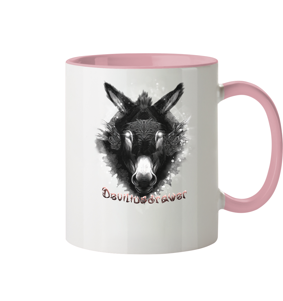 Deviliusdrawer Glowing Donkey - Tasse zweifarbig