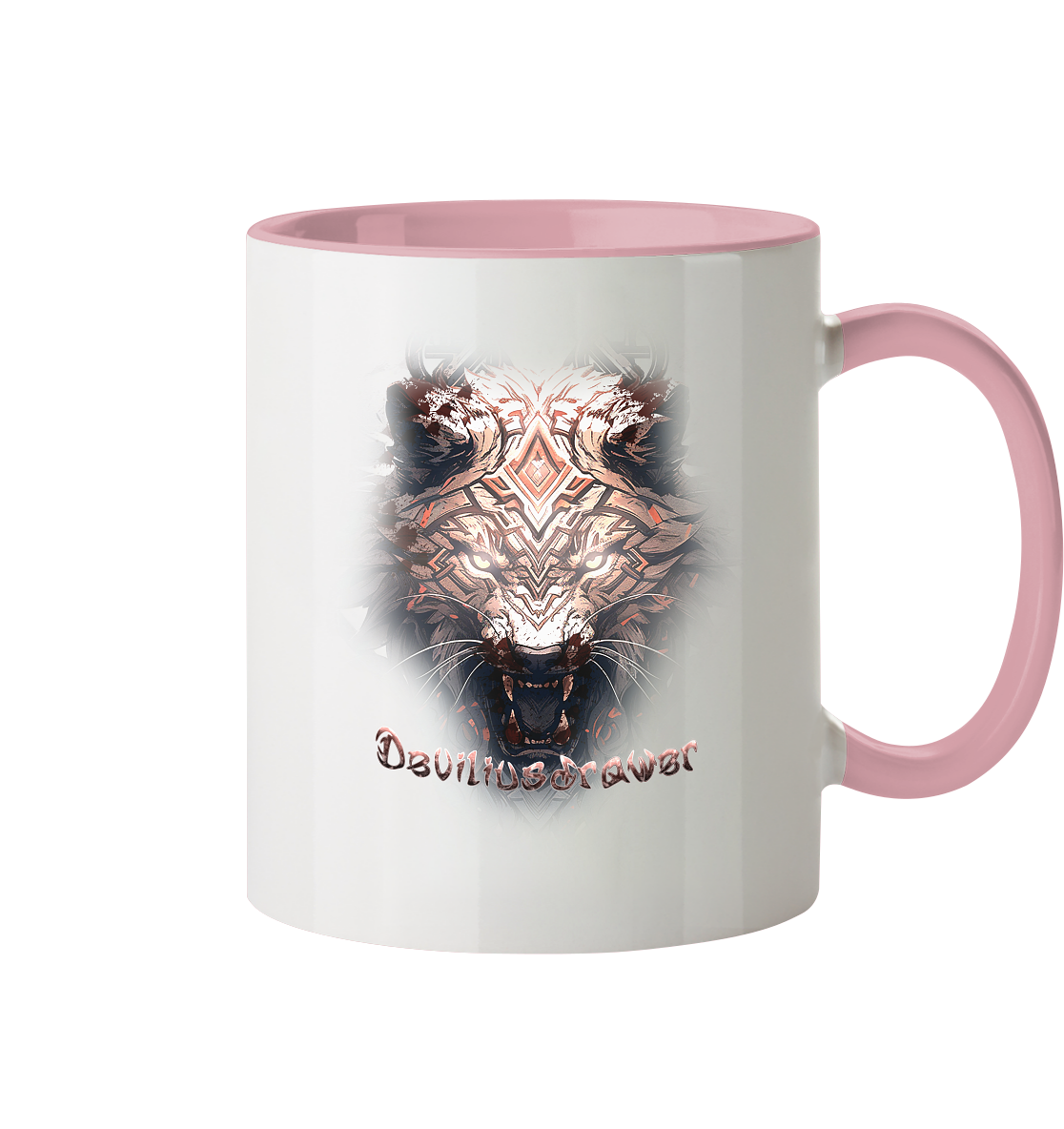 Deviliusdrawer Gold Metal Tiger - Tasse zweifarbig