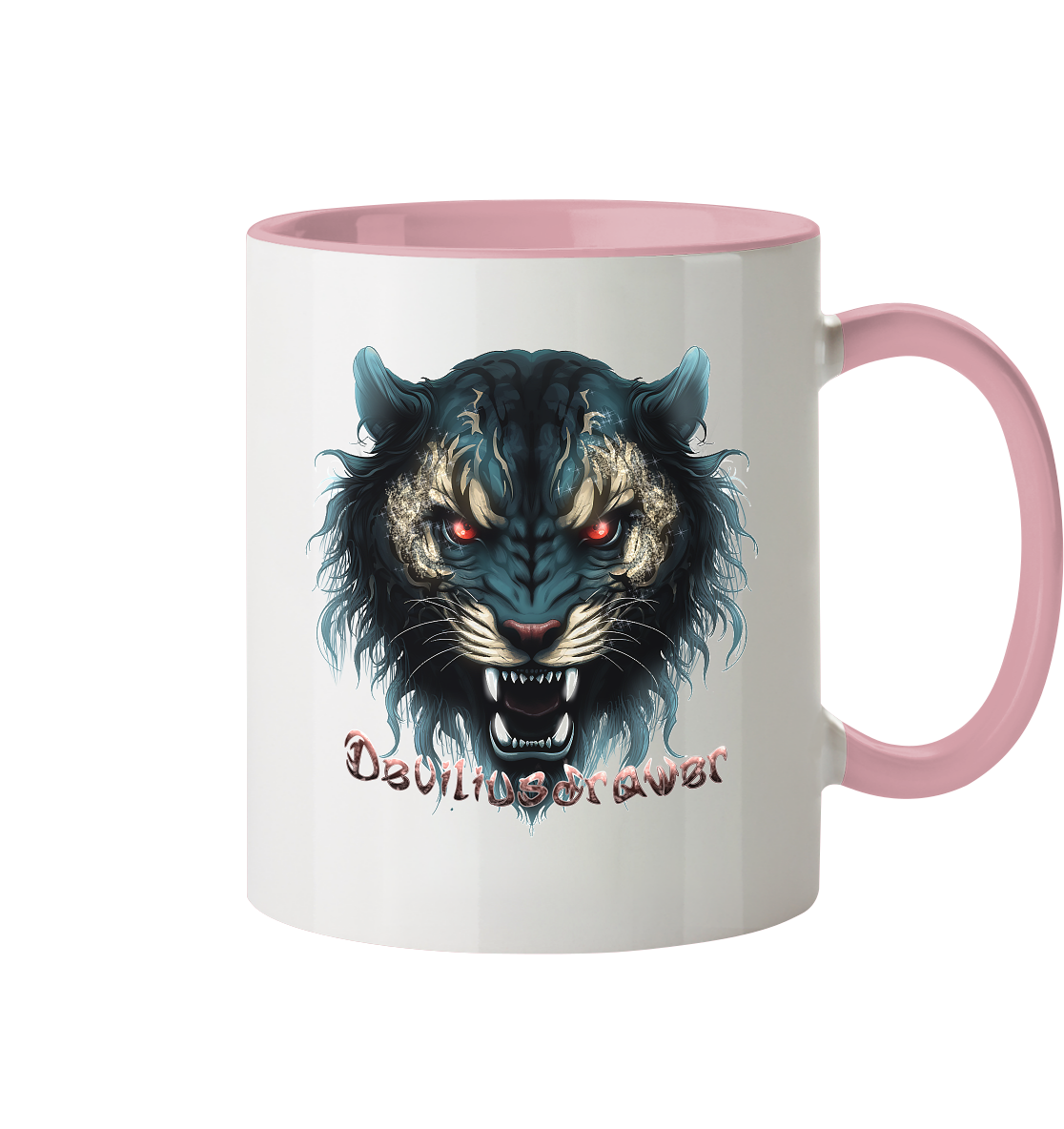 Deviliusdrawer Tigercat - Tasse zweifarbig