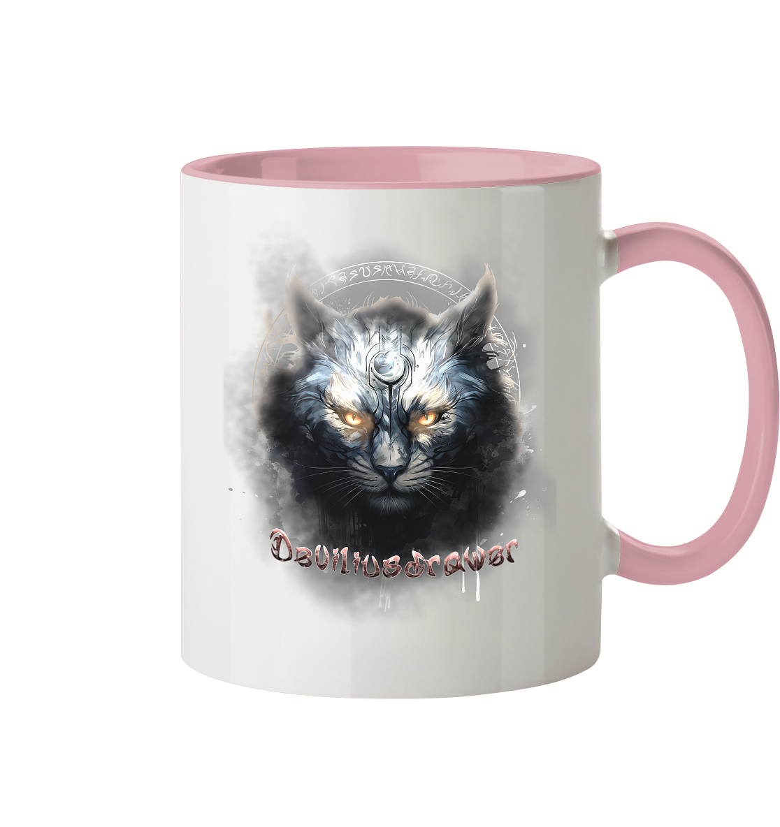 Deviliusdrawer Mysthic Cat - Tasse zweifarbig