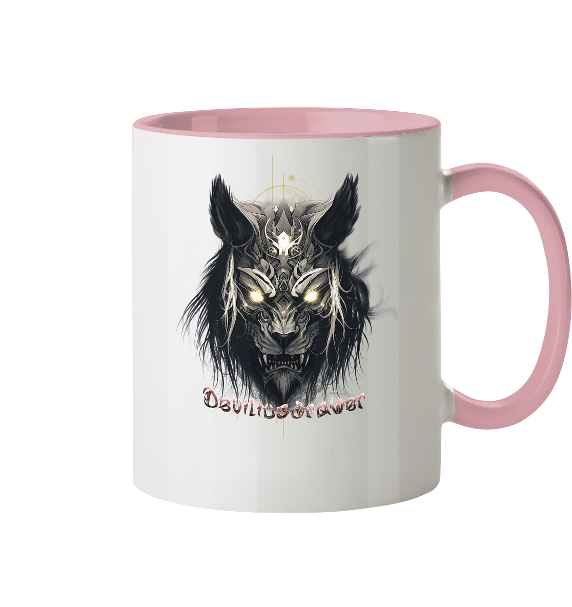 Deviliusdrawer Wolftiger - Tasse zweifarbig