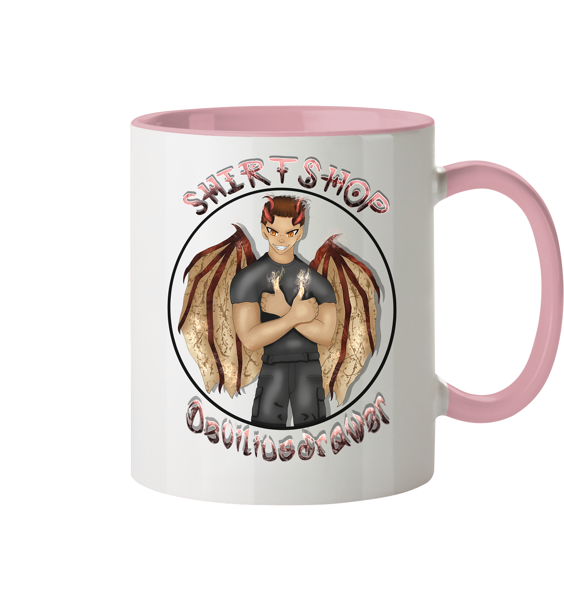 Deviliusdrawer Devilshop - Tasse zweifarbig