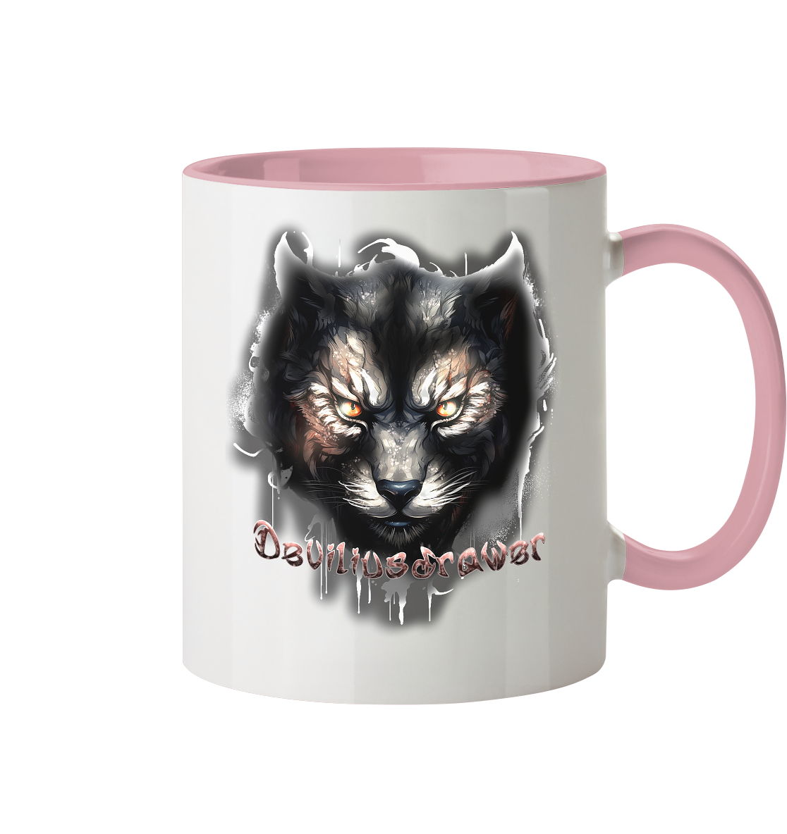 Deviliusdrawer Vampire Cat - Tasse zweifarbig