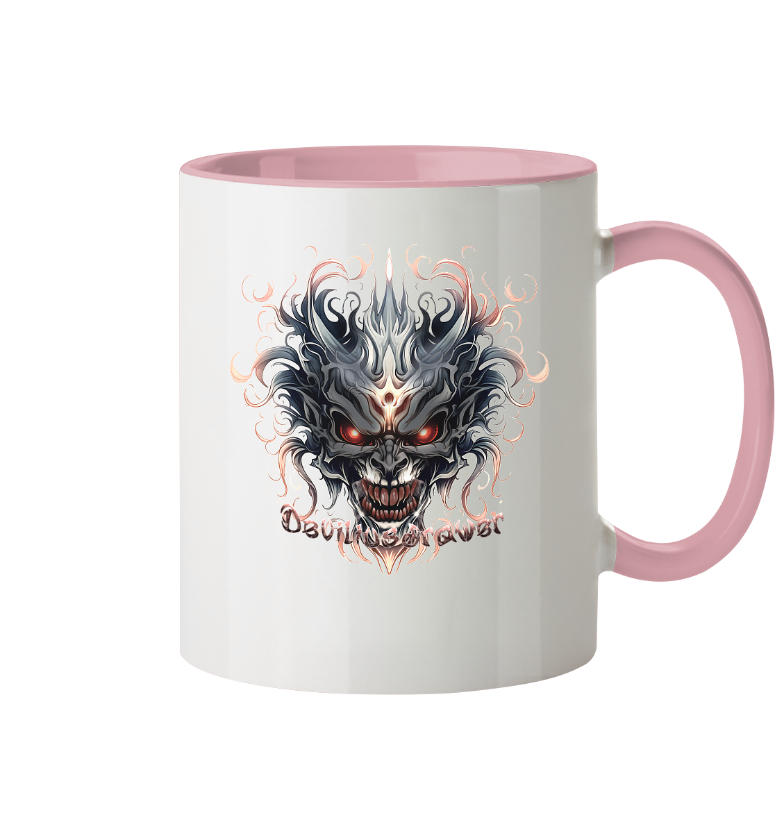 Deviliusdrawer Demon Mask - Tasse zweifarbig
