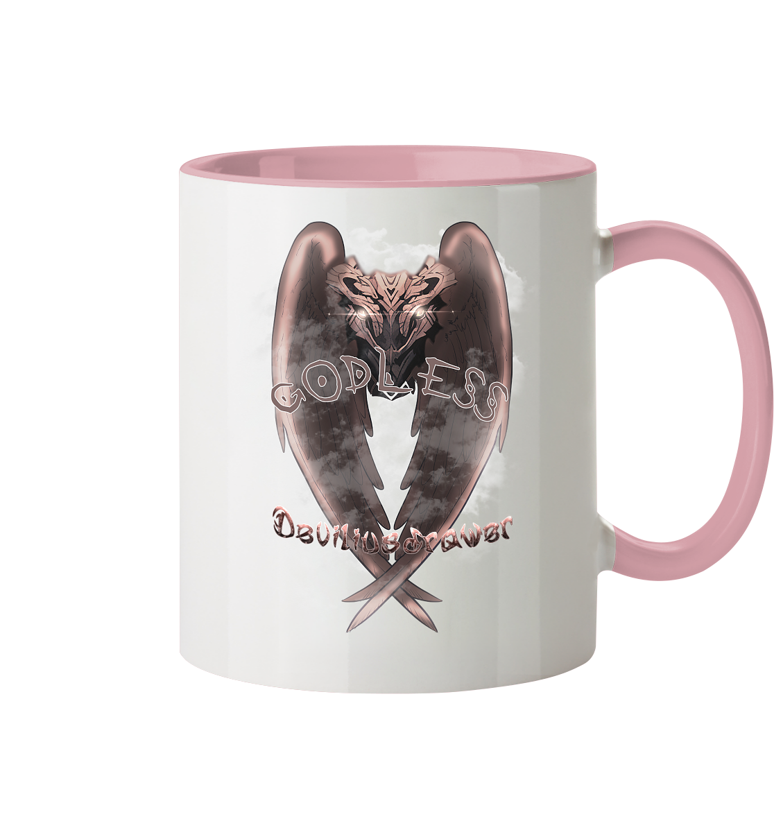 Deviliusdrawer Godless Owl - Tasse zweifarbig