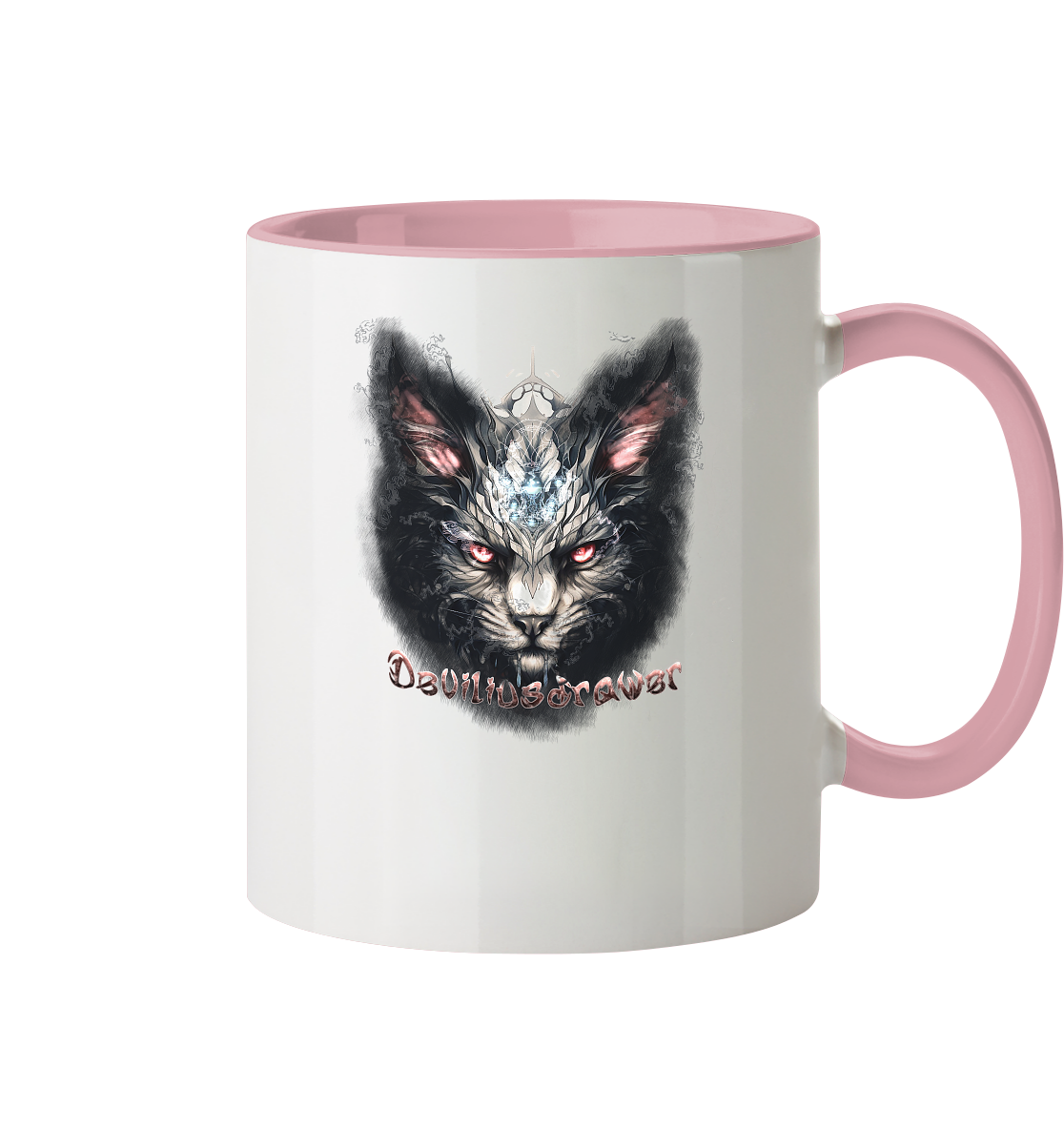 Deviliusdrawer Myshtical Redeyed Cat - Tasse zweifarbig