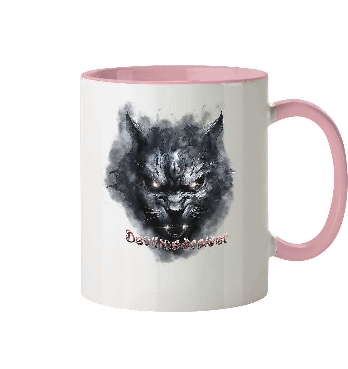 Deviliusdrawer Dark Beast Tiger  - Tasse zweifarbig