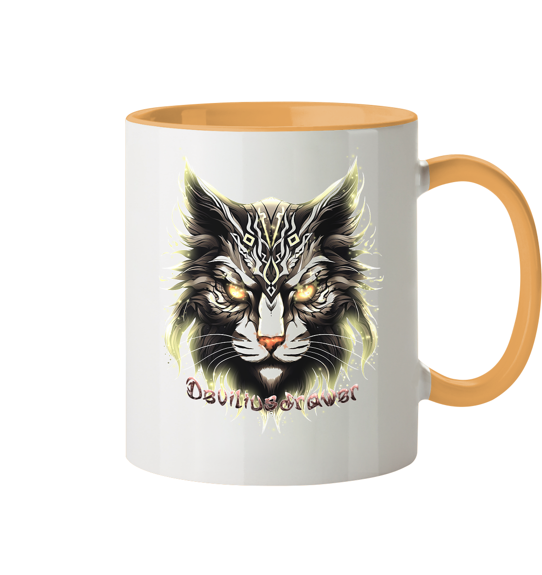 Deviliusdrawer Golden Cat - Tasse zweifarbig