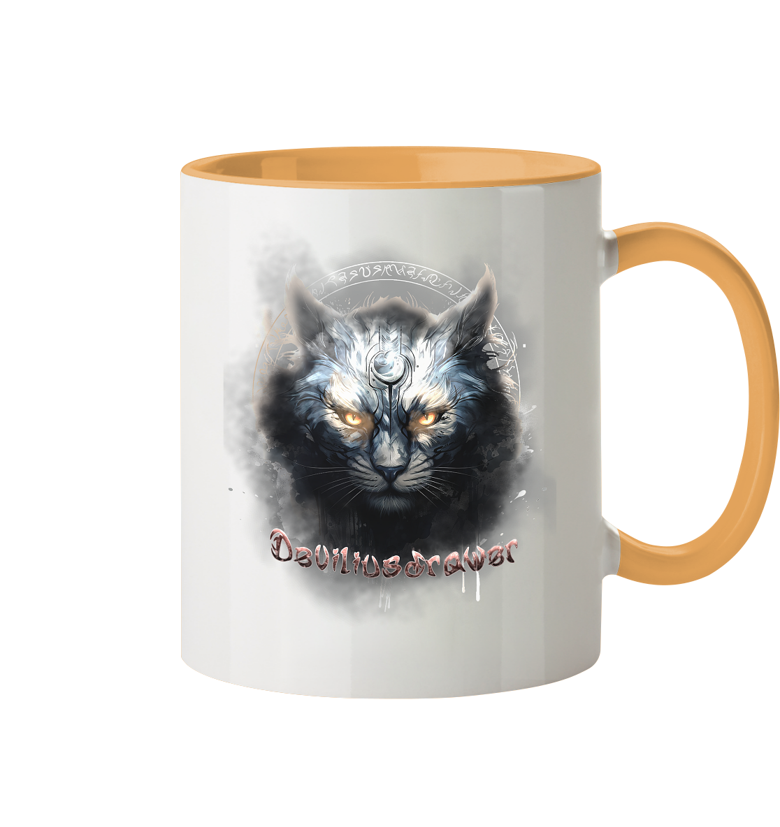 Deviliusdrawer Mysthic Cat - Tasse zweifarbig