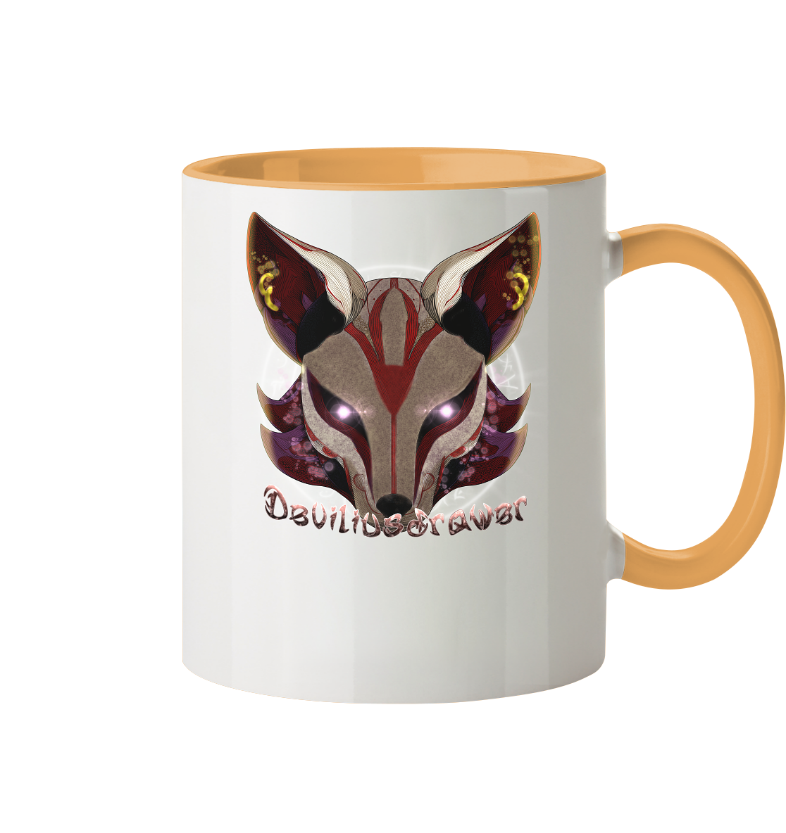 Deviliusdrawer Magic Kitsune - Tasse zweifarbig