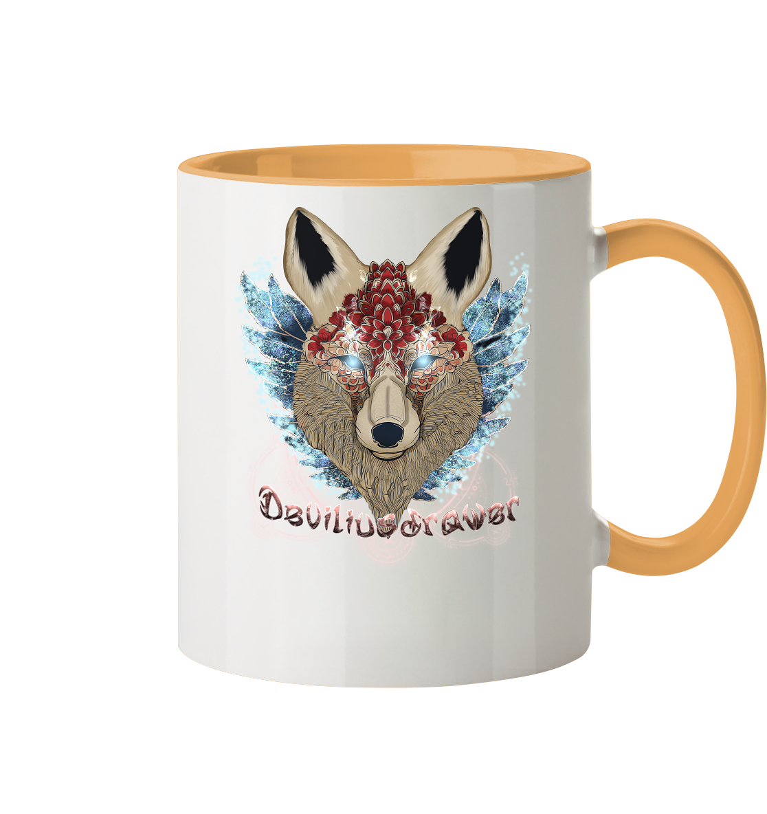 Deviliusdrawer Diamond Kitsune - Tasse zweifarbig