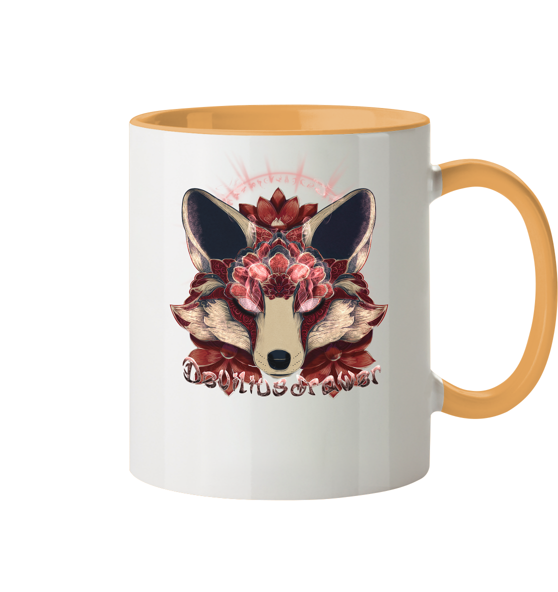 Deviliusdrawer Fire Kitsune - Tasse zweifarbig