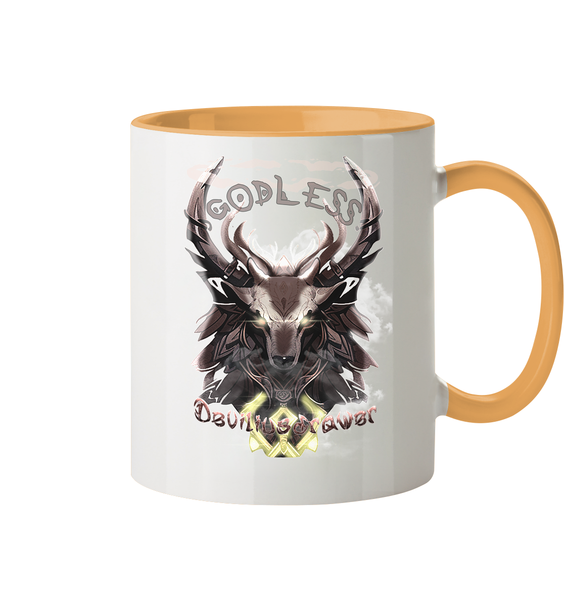 Deviliusdrawer Godless Deer - Tasse zweifarbig