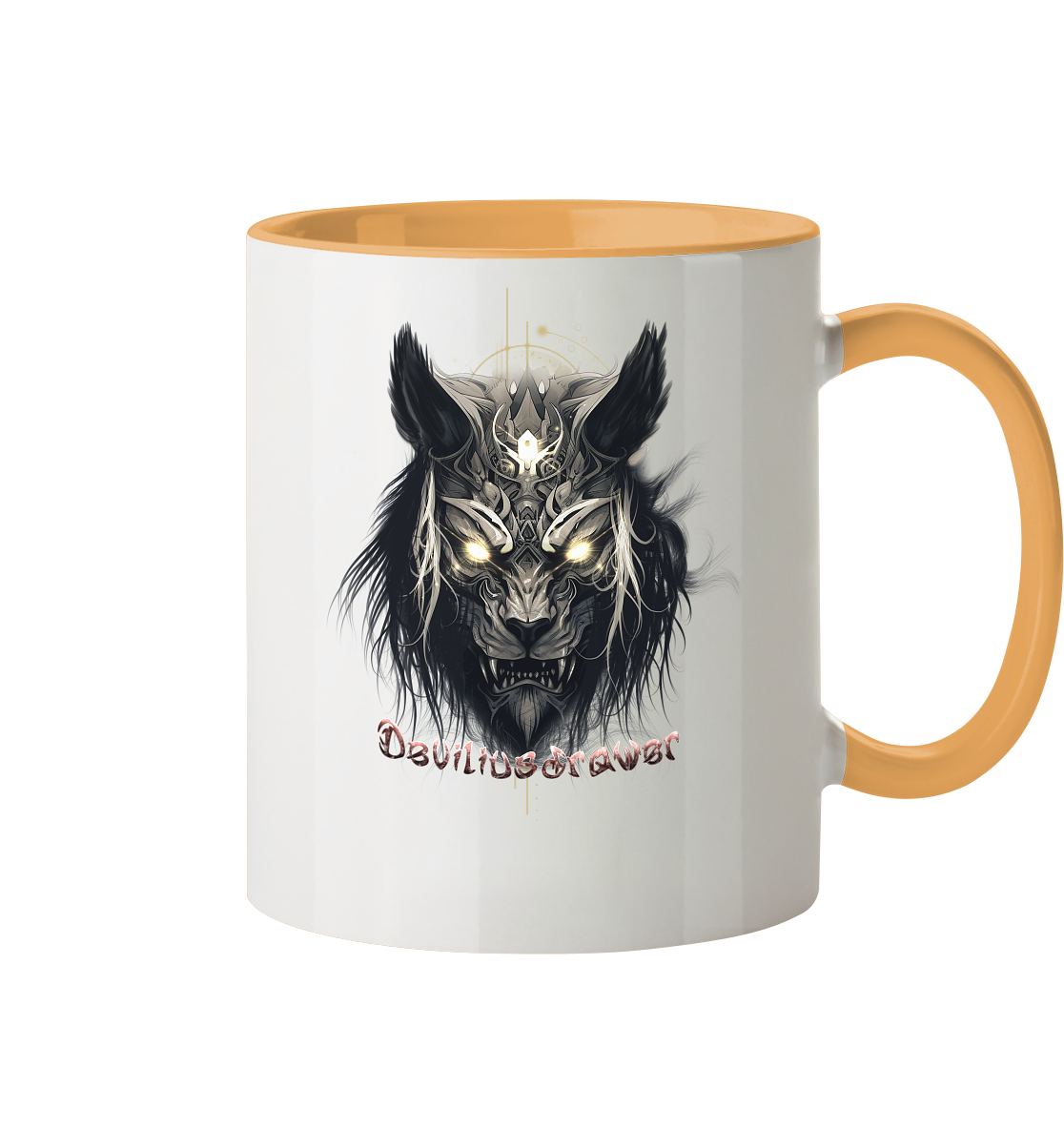 Deviliusdrawer Wolftiger - Tasse zweifarbig