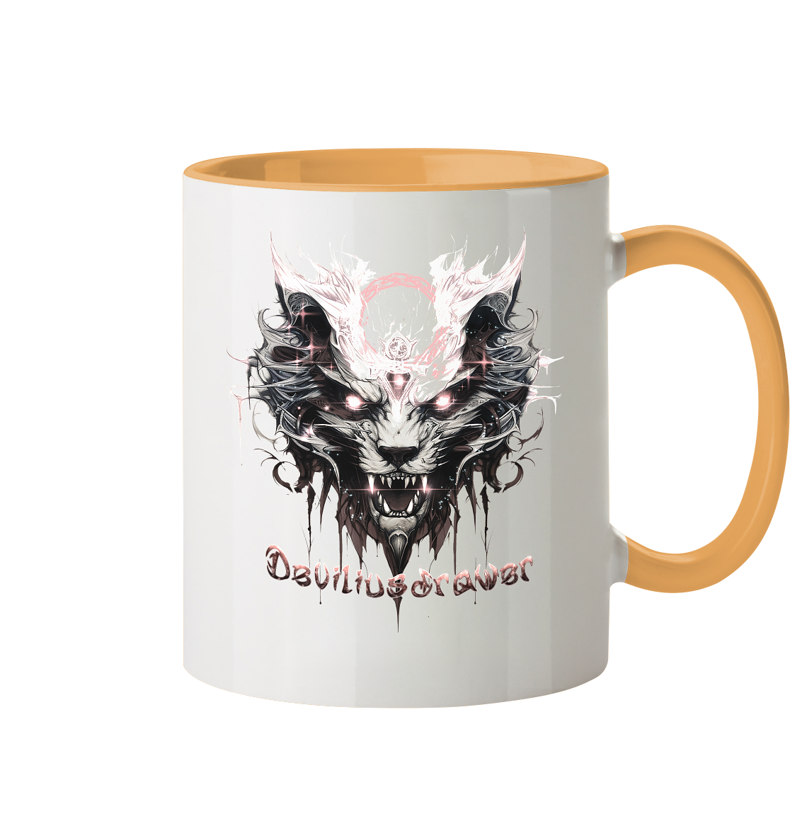 Deviliusdrawer Demonic Glow Cat - Tasse zweifarbig