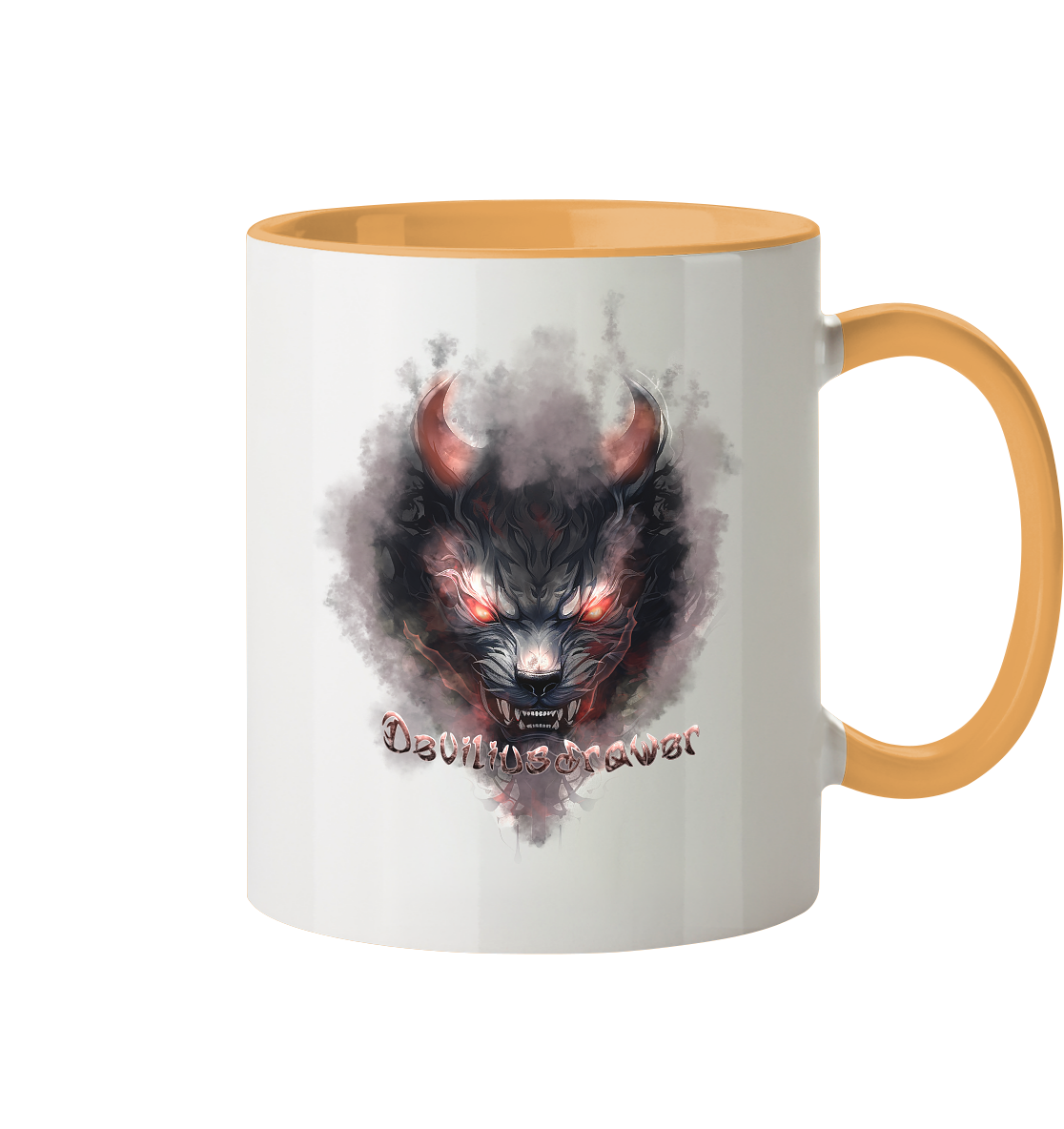 Deviliusdrawer Red Smoked Cat - Tasse zweifarbig