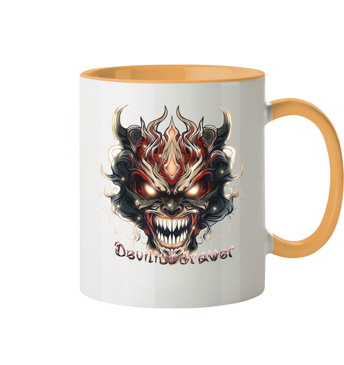 Deviliusdrawer Evil Vamp Mask - Tasse zweifarbig