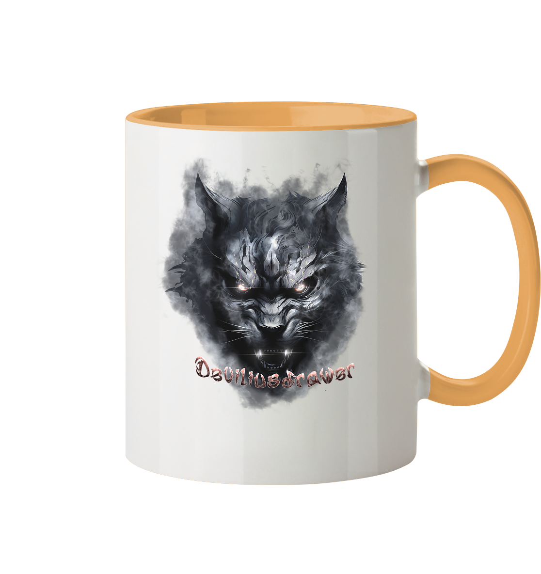 Deviliusdrawer Dark Beast Tiger  - Tasse zweifarbig