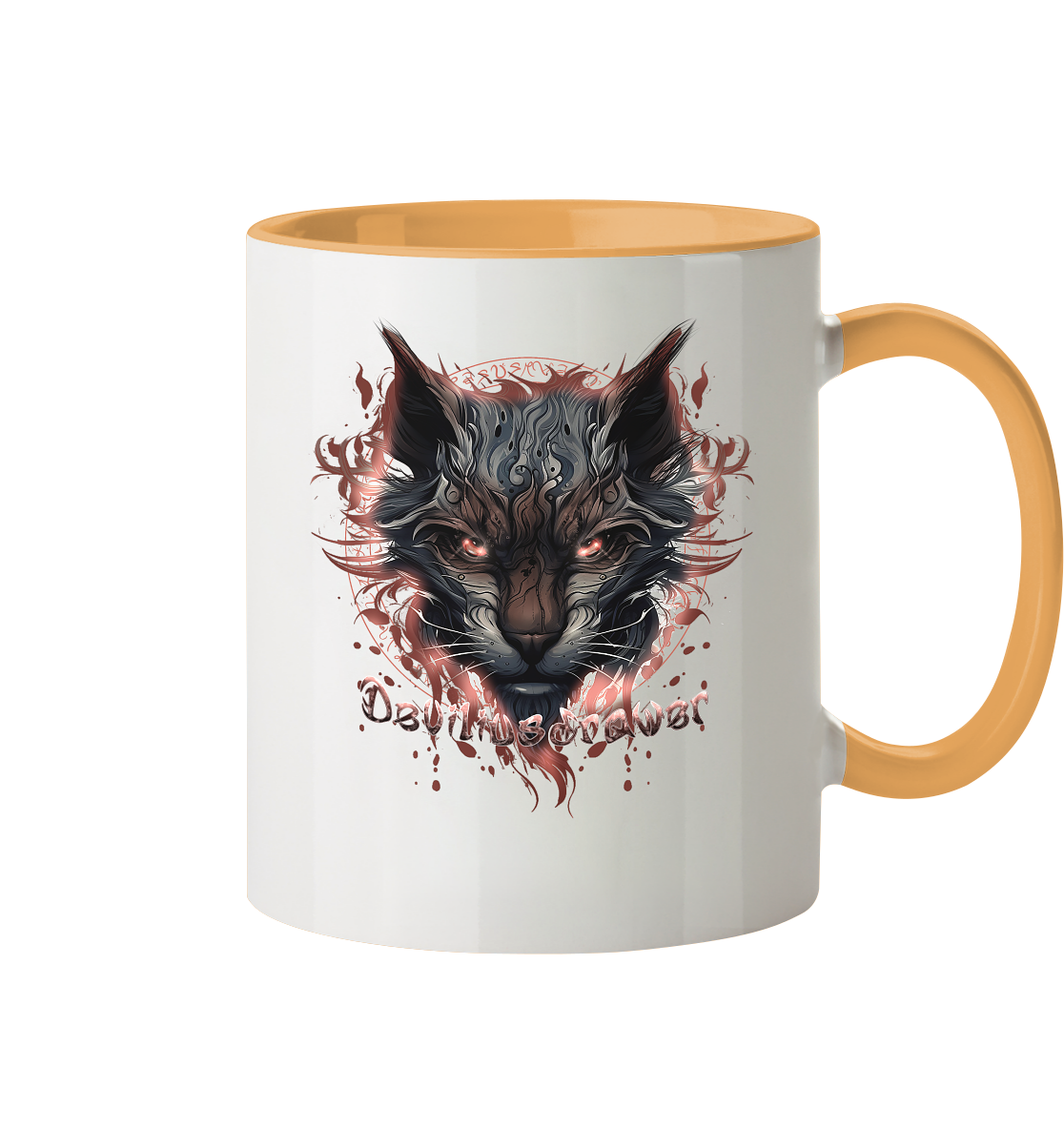 Deviliusdrawer Devil Cat - Tasse zweifarbig