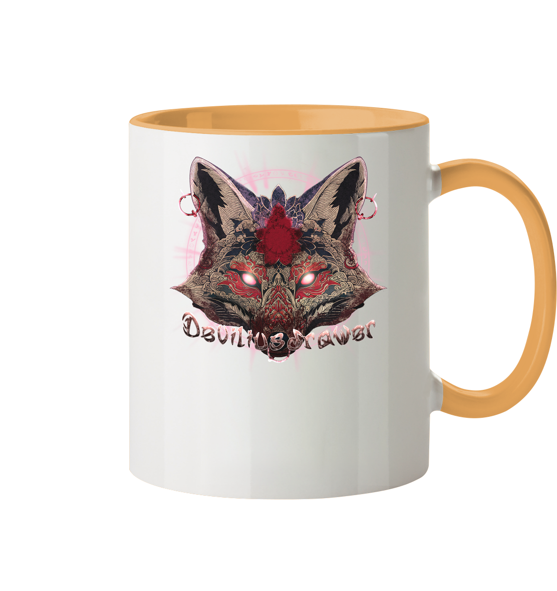 Deviliusdrawer Demon Kitsune - Tasse zweifarbig