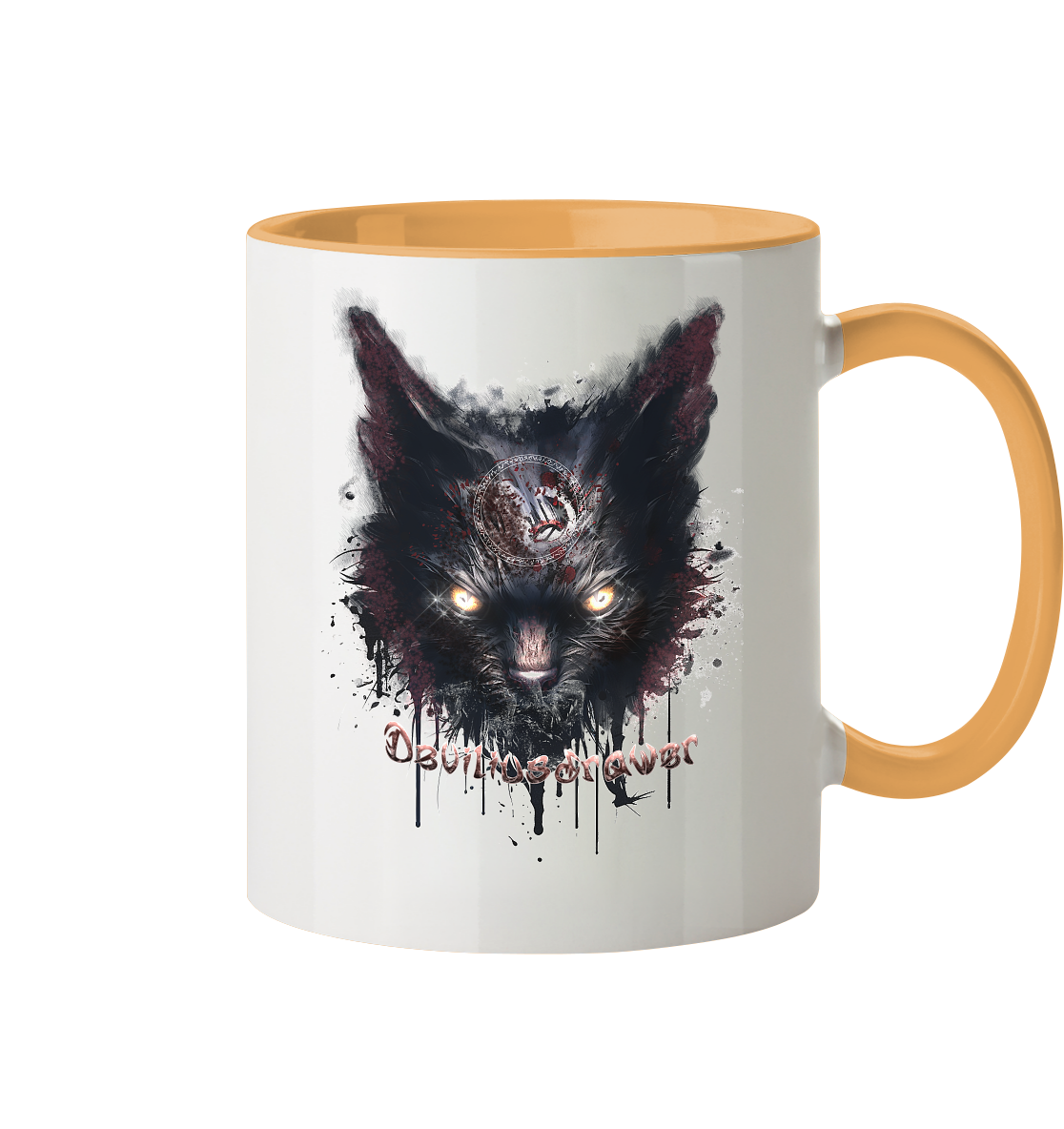 Deviliusdrawer Zombie Cat - Tasse zweifarbig