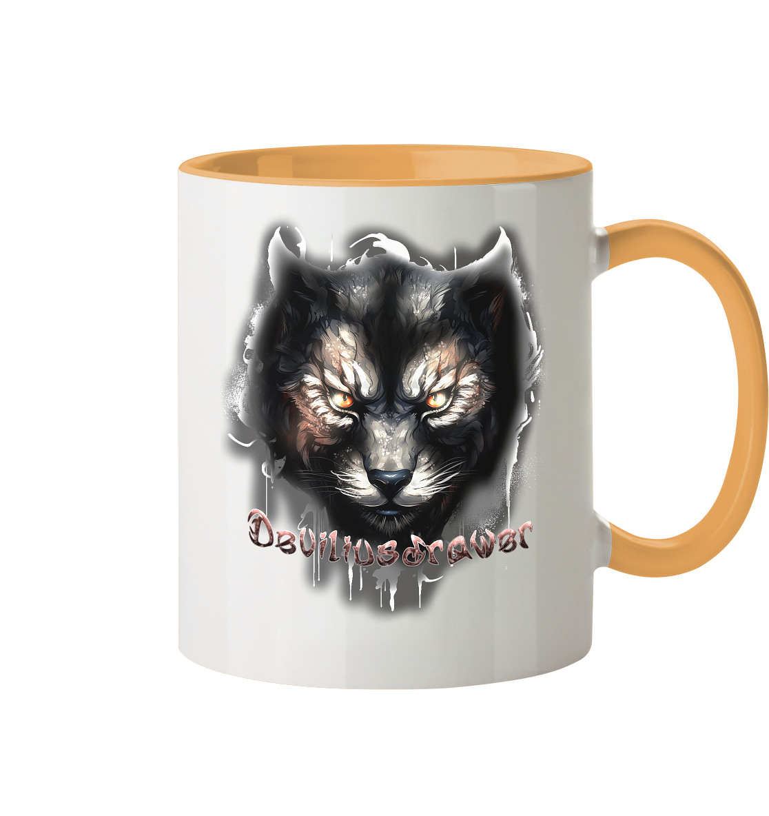 Deviliusdrawer Vampire Cat - Tasse zweifarbig