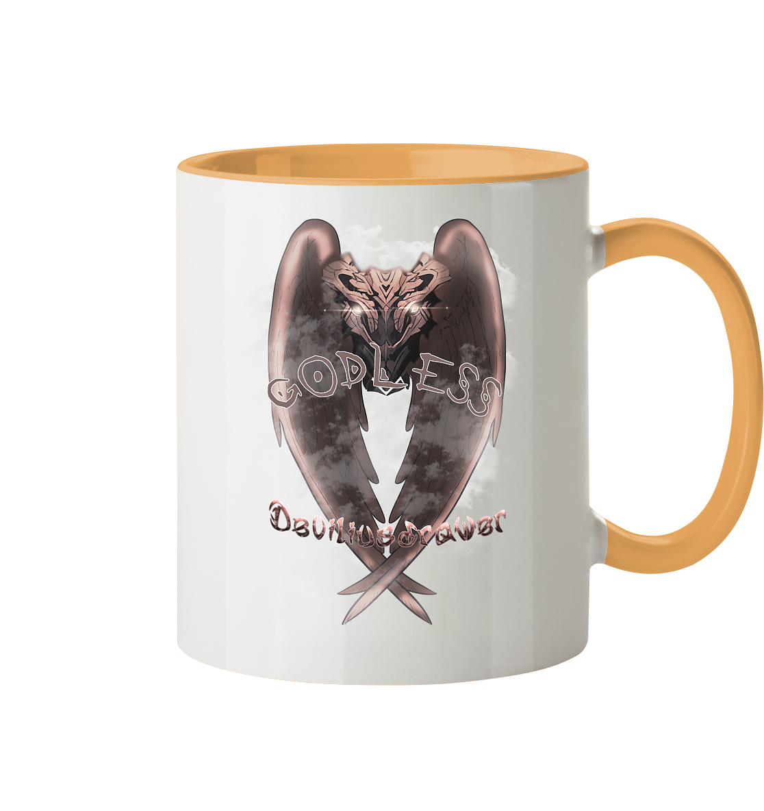 Deviliusdrawer Godless Owl - Tasse zweifarbig