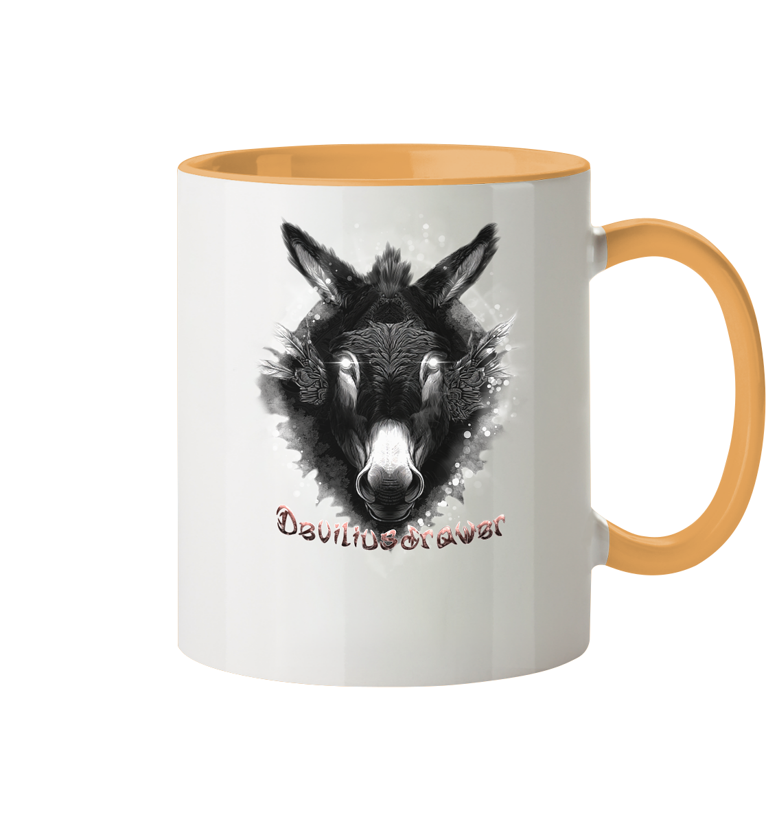 Deviliusdrawer Glowing Donkey - Tasse zweifarbig