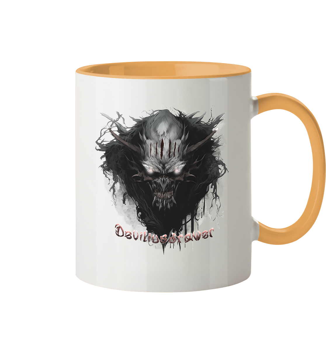 Deviliusdrawer Dark Smoke Demon - Tasse zweifarbig