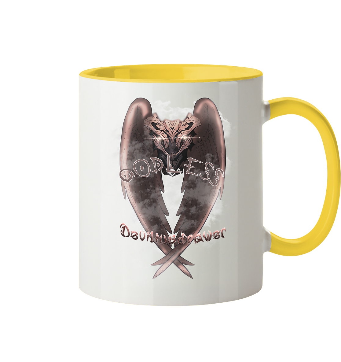 Deviliusdrawer Godless Owl - Tasse zweifarbig