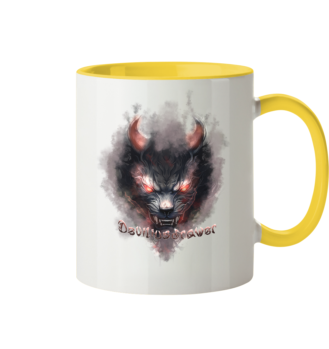 Deviliusdrawer Red Smoked Cat - Tasse zweifarbig