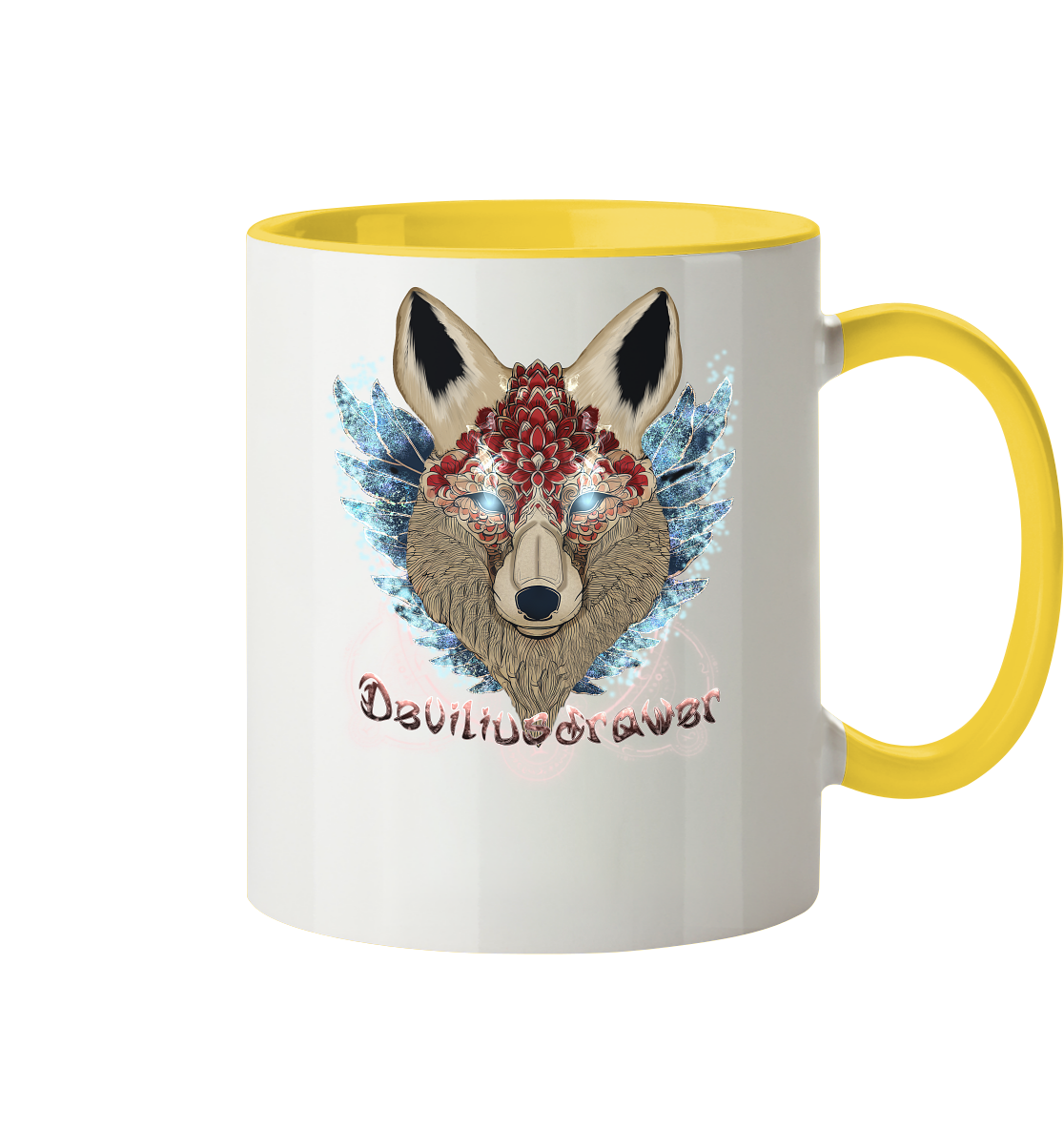 Deviliusdrawer Diamond Kitsune - Tasse zweifarbig