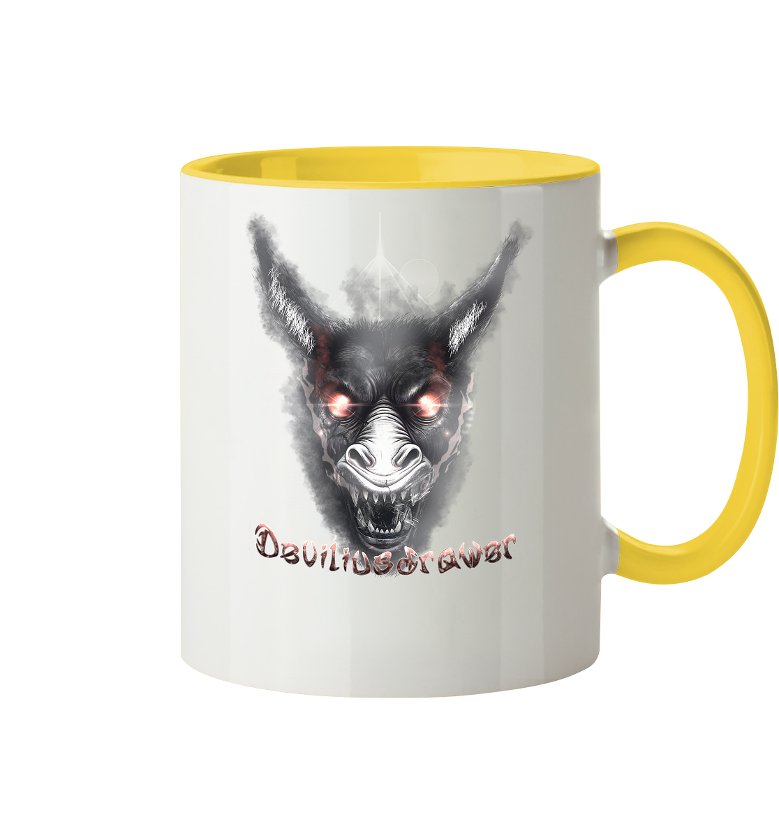Deviliusdrawer Evil Donkey - Tasse zweifarbig
