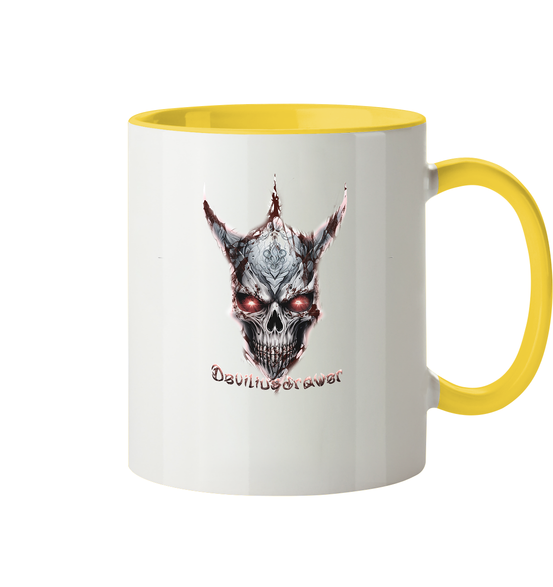 Deviliusdrawer Bloody Skeleton - Tasse zweifarbig