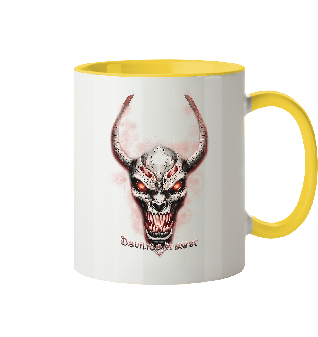 Deviliusdrawer Red Eyed Skeleton - Tasse zweifarbig