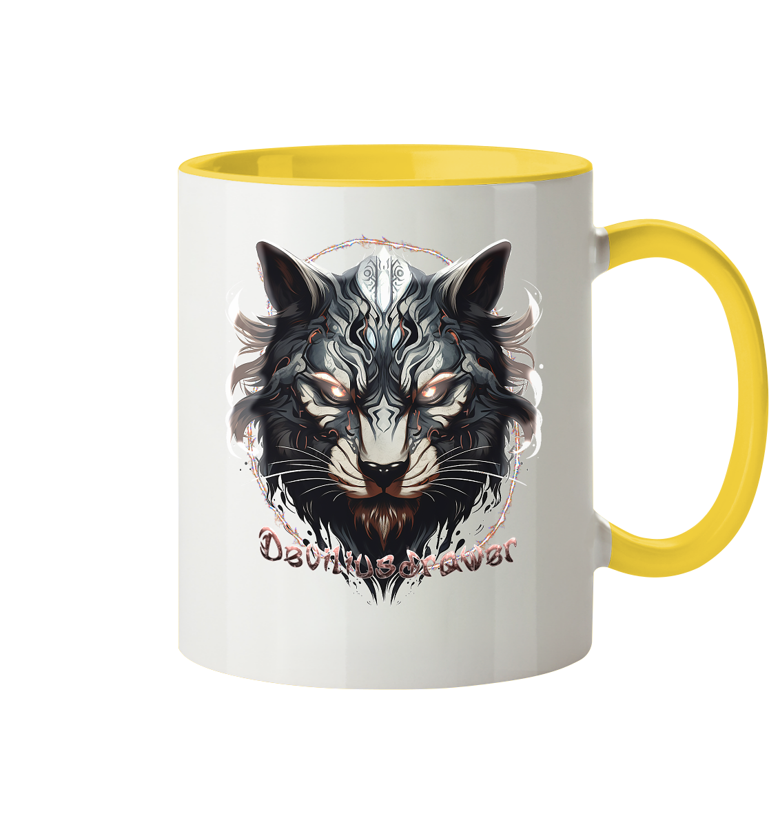 Deviliusdrawer Wolfcat - Tasse zweifarbig