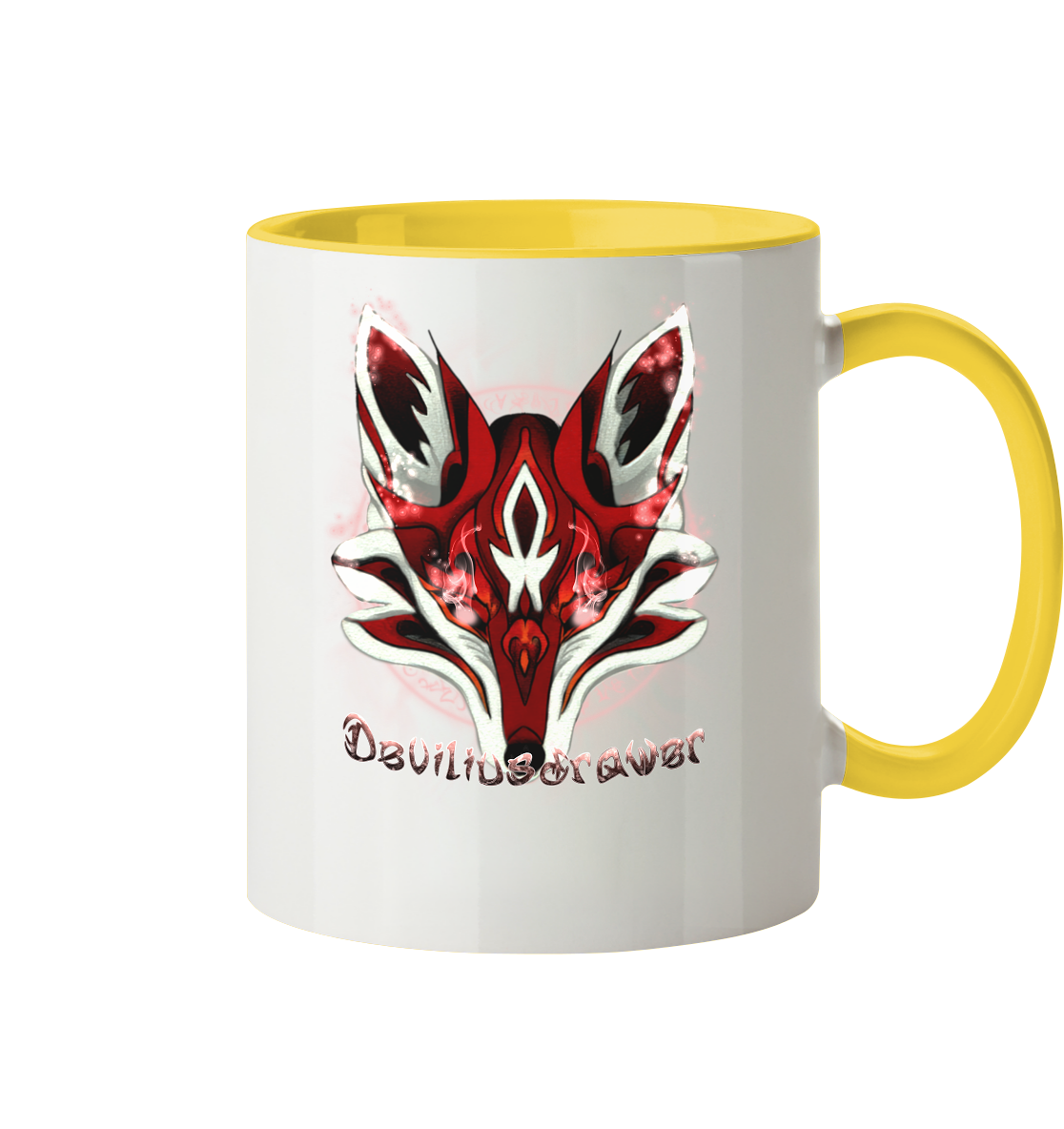 Deviliusdrawer Red Eyed Fox - Tasse zweifarbig