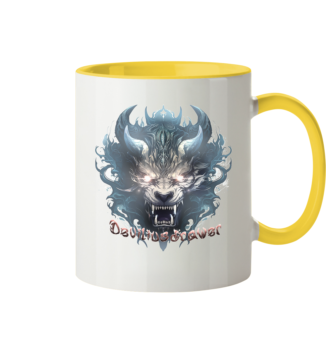 Deviliusdrawer Water Horn Tiger - Tasse zweifarbig