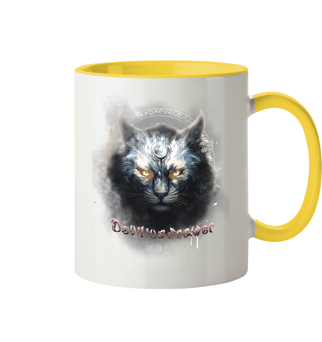 Deviliusdrawer Mysthic Cat - Tasse zweifarbig