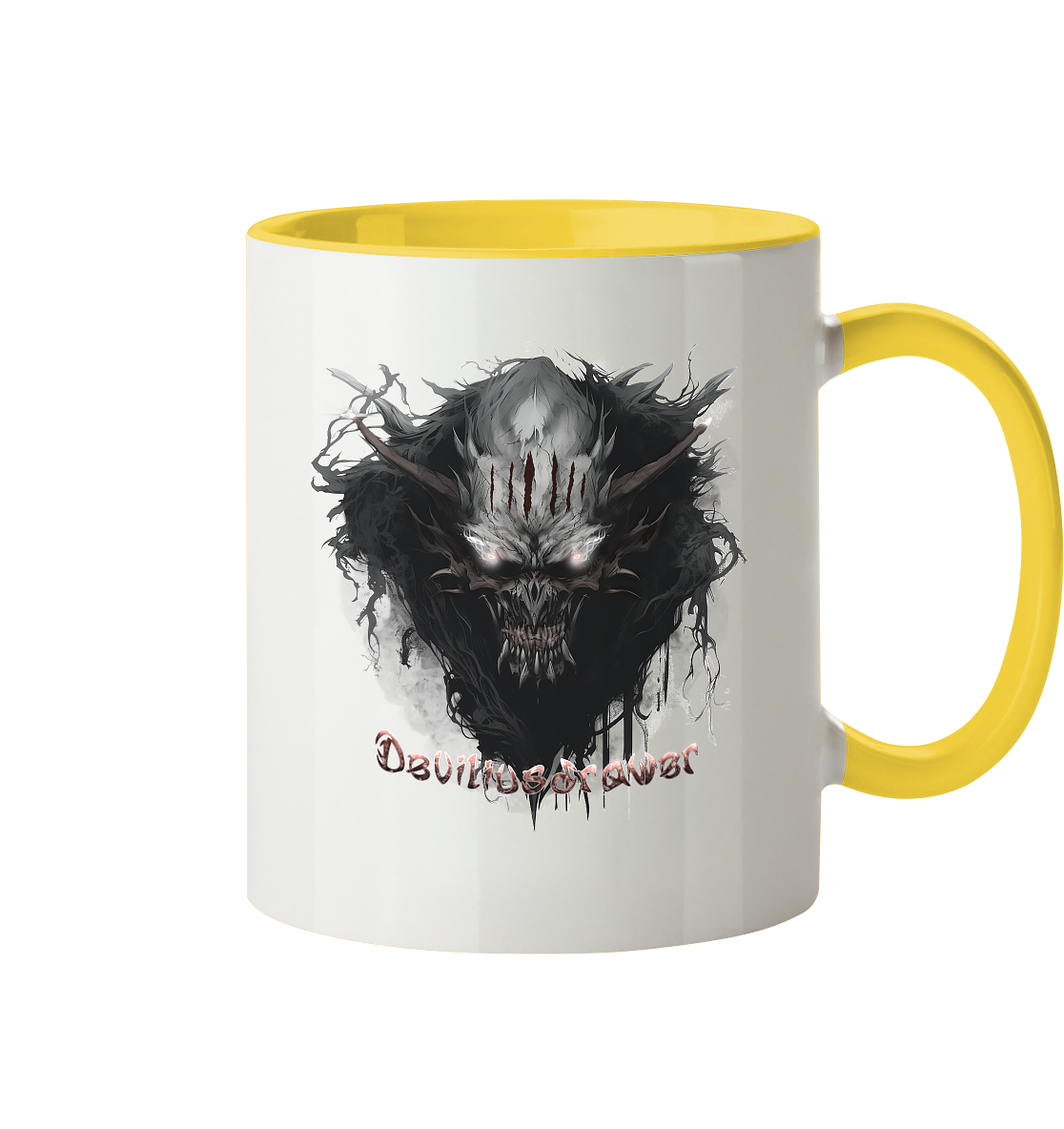 Deviliusdrawer Dark Smoke Demon - Tasse zweifarbig