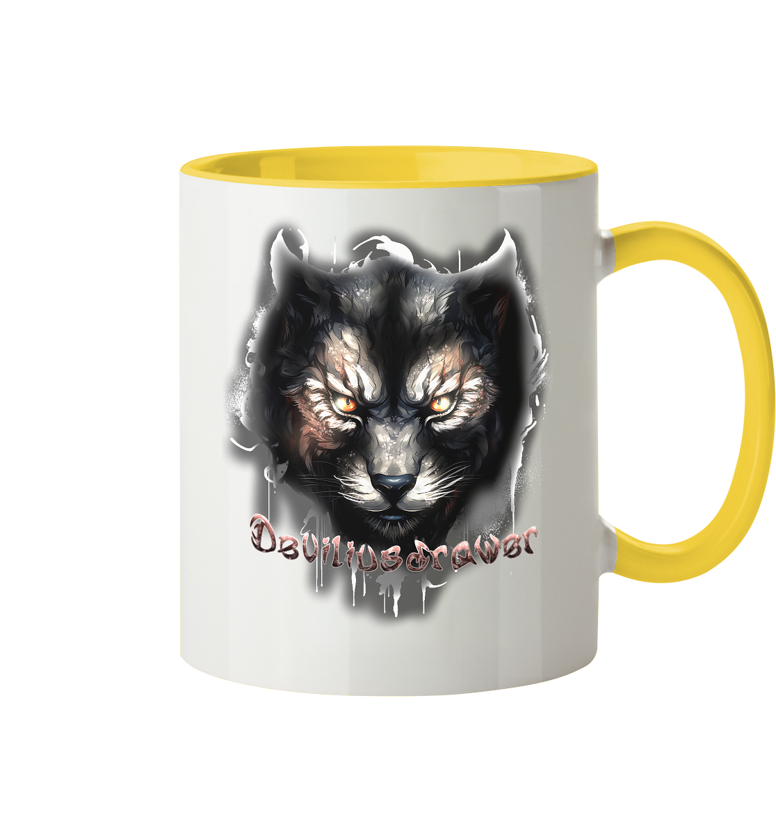 Deviliusdrawer Vampire Cat - Tasse zweifarbig