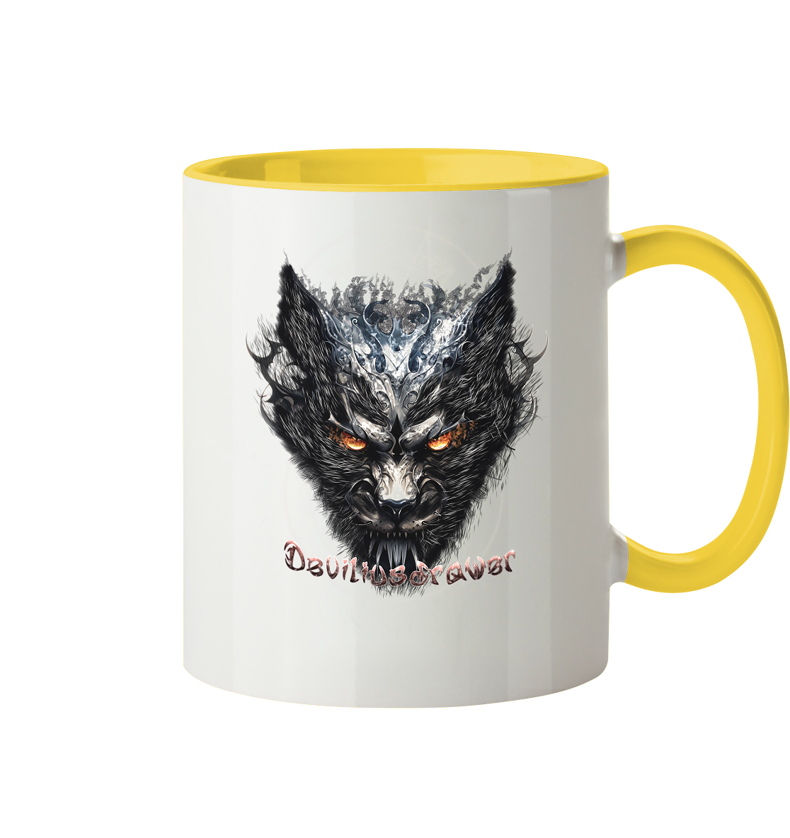 Deviliusdrawer Iron Cat - Tasse zweifarbig