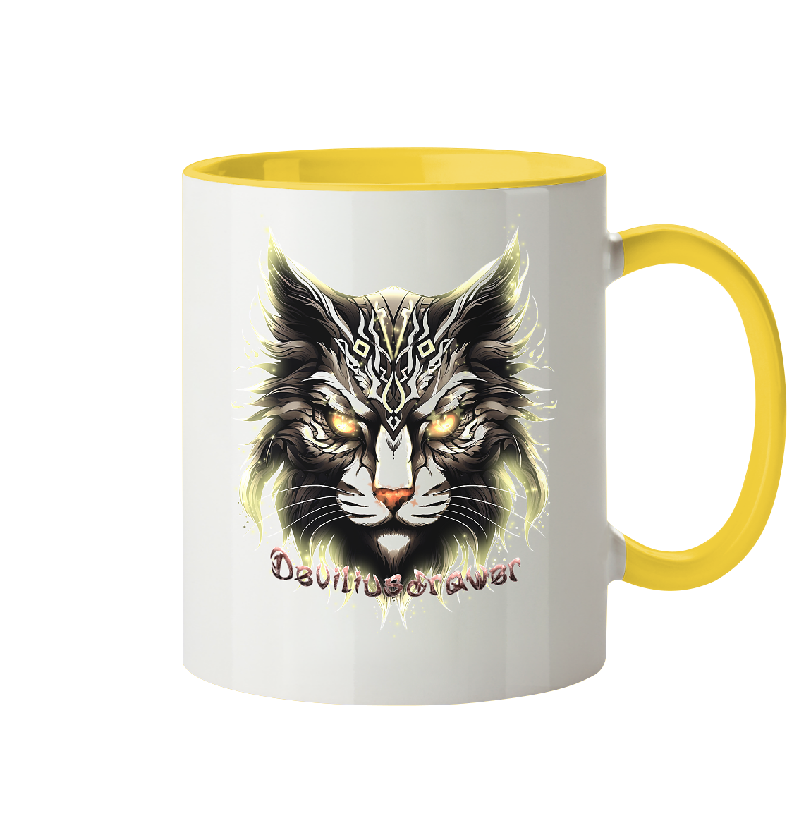 Deviliusdrawer Golden Cat - Tasse zweifarbig